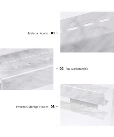 PLAFOPE Eyelash Tweezer Holder Tweezers Storage Stand Tweezers Organizer Tweezers Holder Organizer Acrylic Stand Tweezers Storage Holder Tweezers Displays Stand Makeup Tweezers Holder - Buy Online on GoSupps.com