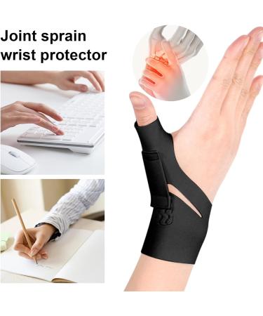 PERZOE Tendon Sheath Wrist Support for Pain Relief Protective Sleeve Thumb Contusions Protector Discomfort Keyboard Players Injuries Healing Black B - Buy Online on GoSupps.com