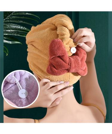 Hair Drying Cap - Strong Water Absorbent Quick-Drying Turban & Shower Towel | Cute Design Size 1 - Fast International Shipping - Buy Online on GoSupps.com