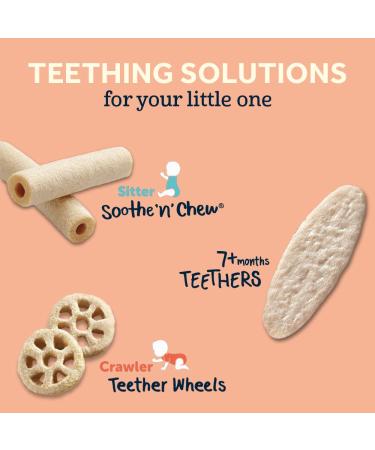 Gerber Teething Wafers - Strawberry Apple Spinach - 1.7oz, 12ct x 6 Packs - Buy Online on GoSupps.com