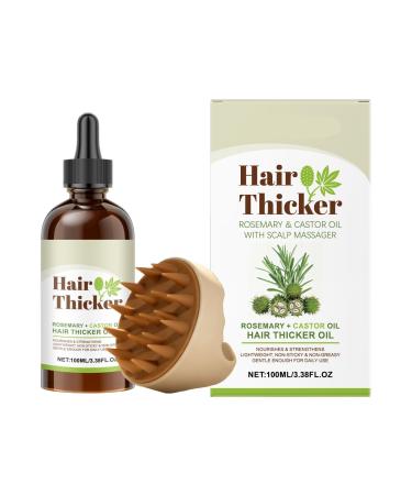 Oil for Dry Hair | Moisturizing with Scalp Massage | 100ml Nourishing and Repairing Oil Set - For Curly Frizzy Long Fine Straight Hair with Split Ends Men and Women