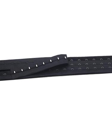 2.5 Yards Three Row Hook and Eye Tape Trim for Sewing, Quilting, Corset, Bra - Black Three Row - Buy Online on GoSupps.com