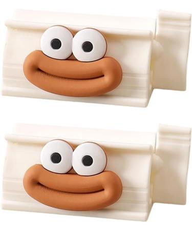 HUAJINGKEJI 2 Pack Toothpaste Roller Squeezer for Easy and Effective Use in Bathroom or Kitchen - Buy Online on GoSupps.com