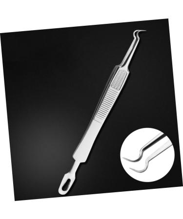 AUTSUPPL 3pcs Clip Comedone Extractor Stainless Pimple Remover Blackhead Tweezers Stainless Steel Silver - Buy Online on GoSupps.com