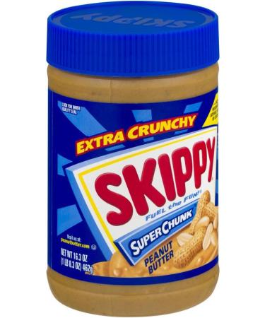 Skippy Peanut Butter Creamy (Super Chunk Peanut Butter Extra Crunchy 16.3 oz) - Buy Online on GoSupps.com