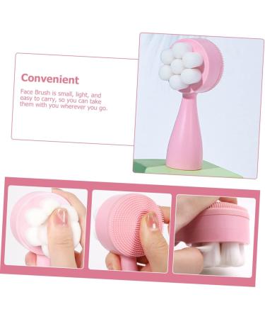HAPINARY Double Sided Facial Cleansing Brush Home Facial Brush Face Scrubber Face Scrub Brush Women Facial Brush Manual Facial Brush Face Exfoliation Brush Face Cleansing Tool Face Wash - Buy Online on GoSupps.com