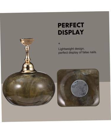 minkissy 1 Set Manicure Practice Base Nail Tip Practice Holder Diy Nail Art Stand Nail Tips Stand Base Manicure Training Holder Manicure Practice Holder Magnetic Represent Resin 3.5x3.5cm Black - Buy Online on GoSupps.com