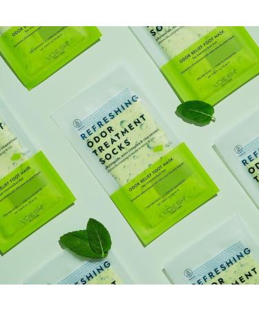 Refreshing Odor Treatment Socks - Eliminate Foot Odor | Comfortable & Breathable International Shipping Available - Buy Online on GoSupps.com