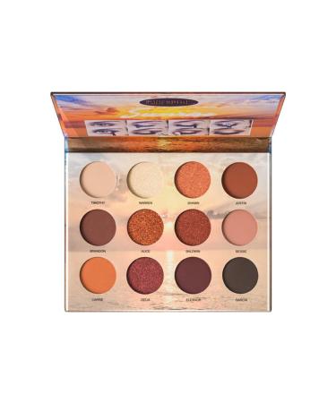 Battnot eyes shadow pallet 12 colors make-up pearl light mat beauty eyeshadow dish bead light powder eye shadow shell tablet glitter eyes panel cosmetics set eyeshadow (12 colors a) 12 colors a
