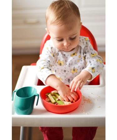 Doidy Baby Suction Bowl for Weaning - Non-Slip Feeding Bowls - 300ml PP Material (Red) - Buy Online on GoSupps.com