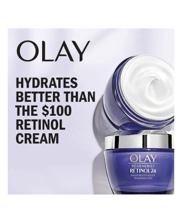 Olay Retinol + Peptide 24 Fragrance Free Night Moisturizer 1.7 OZ (2 Packs) - Buy Online on GoSupps.com