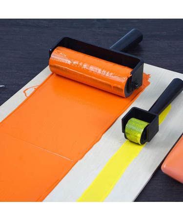 Hard Rubber Brayer Roller Anti Skid Tape Construction Tool for Printmaking Wallpapers Stamping Gluing Application (3.8 Inch) - Buy Online on GoSupps.com