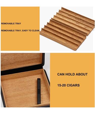 Humidors Multifunctional Portable Cigar Box Cigar Storage Box with Humidifier Mini - Buy Online on GoSupps.com