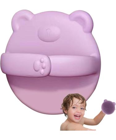 Durable Baby Hair Shower Comb & Silicone Shampoo Brush - Scalp Peeling & Massage Tool for Kids - Cartoon Portable Bathroom Accessories in Multicolor - Buy Online on GoSupps.com