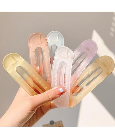 6 Pcs Large Frosty Hair Claw Clips - Stylish Hair Accessories for Girls and Women - Buy Online on GoSupps.com