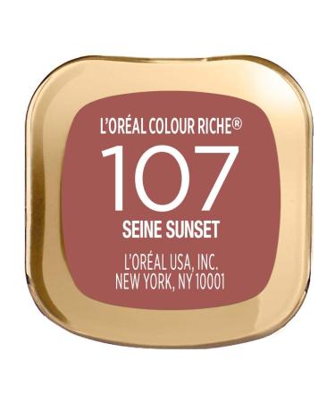 L'Oreal Paris Colour Riche Original Satin Lipstick 107 Seine Sunset - Long-Lasting Lip Color - Buy Online on GoSupps.com
