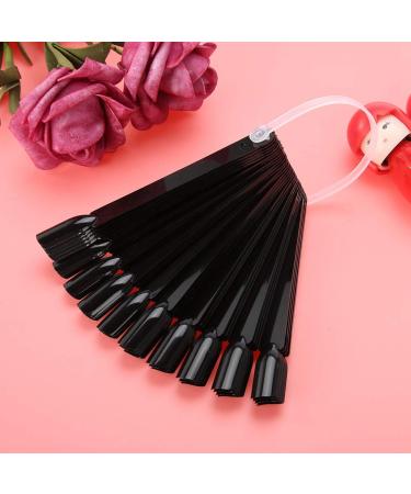 32-Piece Nail Display Tool Set - Black False Nail Art Tips for Manicure & Polishing | Perfect for Home Improvement - Buy Online on GoSupps.com