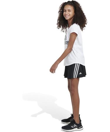 adidas Girls' 3-Stripe Classic Active Sporty Skort 7-8 - Black | Official adidas Store - Buy Online on GoSupps.com