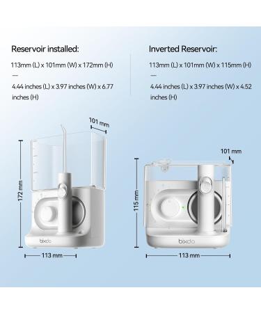 Buy M30 Dental Water Flosser - 600ML 10 Adjustable Pressure Oral Irrigator with 4 Jet Tips for Braces & Gum Care | Fast International Shipping - Buy Online on GoSupps.com