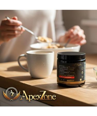 AZ ApexZone True Sea Moss Black Seed Oil Ashwagandha Burdock Root Tumeric Supplement with Manuka Honey Dandelion Root ACV - 60 Capsules - Multi Vitamin - Buy Online on GoSupps.com