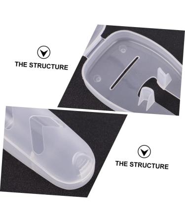 Fomiyes 8-Pack Transparent Razor Covers - Stylish Wet Razor Storage for Bachelor Pads - Buy Online on GoSupps.com