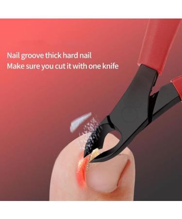Nail Clipper Set Stainless Steel Double Fork Spring Rubber and Olecranon Manicure Pliers Nail Clippers Nail Ingrown Nail Manicure Tool Portable - Buy Online on GoSupps.com