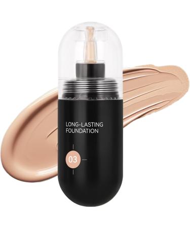  Yorajuy Makeup Foundation - 30ml Matte Finish Liquid Foundation | Long-Lasting Moisturizing Anti-Shine Makeup Base for Women and Girls - Buy Online on GoSupps.com