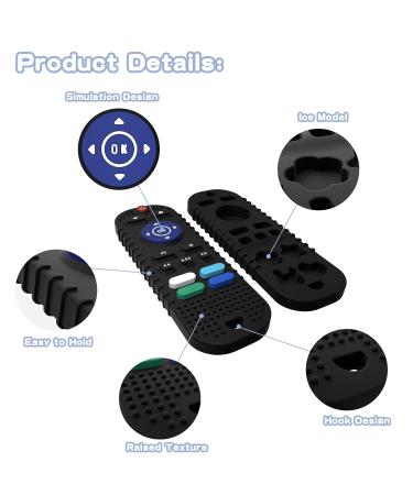 X-KIDS 4-Pack Silicone Baby Teething Toys - Remote Control & Gamepad Teether Set with Pacifier Clips - Buy Online on GoSupps.com