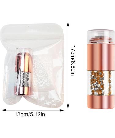 Portable Nail Stamper & Scraper Set - Art Glowing Pad Manicure Accessories in Gold White Red - International Shipping Available - Buy Online on GoSupps.com