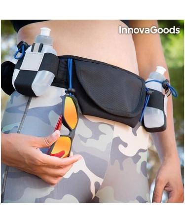InnovaGoods IG115281 Hydration Belt - Unisex Adult Black - One Size | Best for Running & Fitness | International Shipping Available - Buy Online on GoSupps.com