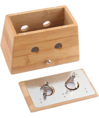 Ruilogod Bamboo Moxa Healing Therapy Box - Two Holes Moxibustion Device - Natural Pain Relief - International Shipping Available - Buy Online on GoSupps.com