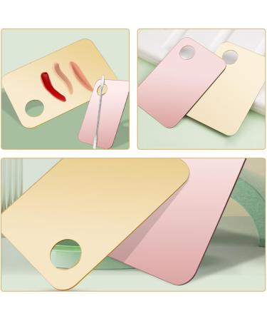 TOYANDONA 3 Palettes de Maquillage avec Spatules en Acier Inoxydable Plateaux de M lange en Acrylique Transparent Rose et Dor Ensemble 6 Pi ces pour Fond de Teint Fard Paupi res et - Buy Online on GoSupps.com