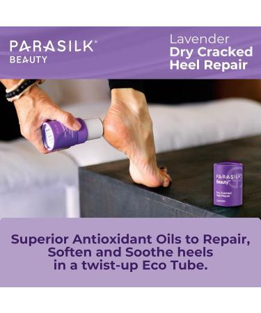 Parasilk Beauty Lavender Heel Repair Stick - Moisturizing Solution for Dry Cracked Feet with Antioxidant Oils & Wax - Buy Online on GoSupps.com