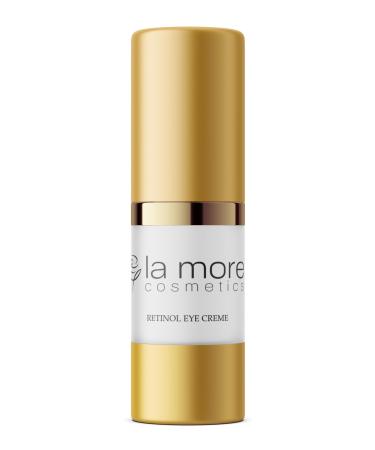 La More Cosmetics Retinol Eye Cream antiaging eye cream against wrinkles and circles around the eyes with jasmine and hawthorn extract firming care for the eyes not tested on animals Made in Germany 15 ml