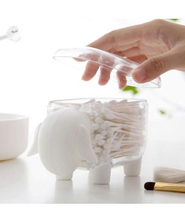 Buy Cute Cartoon Cotton Swab Box Organizer - White Sheep Makeup Storage for International Shipping - Buy Online on GoSupps.com