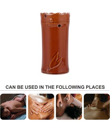 Buy Moxibus Ceramic Moxa-Scratch Pot - Acupuncture Point Pad & Suction Massage Cup Holder - Buy Online on GoSupps.com