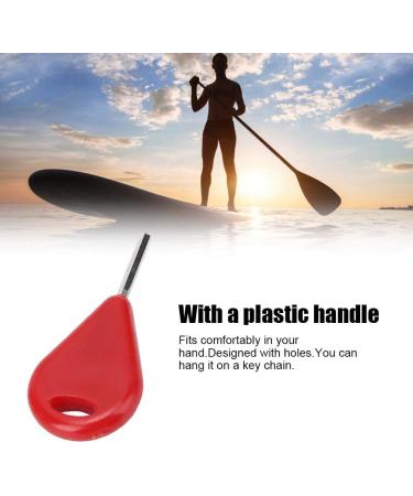 Universal Surfboard Fin Hex Key Set - 6 Pc Surf Fin Installation & Removal Tool (Red) - Buy Online on GoSupps.com