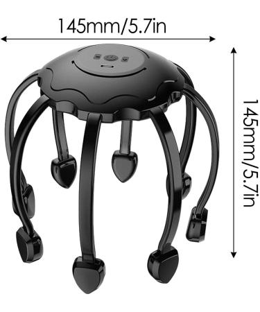 Buy the Best Scalp Massager Octopus | Portable 3-Speed Electric Head Massager | Ultimate Relaxation and Stress Relief - Buy Online on GoSupps.com