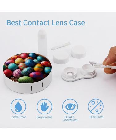 Buy Colorful Easter Day Contact Lens Case - Plastic Travel Box & Care Kit - Buy Online on GoSupps.com