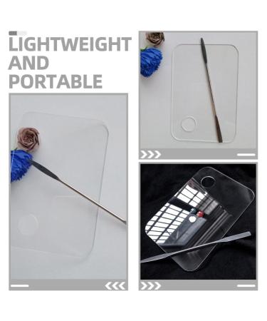 Buy Baluue Acrylic Makeup Palette Set - 2 Sets with Spatulas for Cosmetics Nail Art & Beauty Salon | International Shipping Available - Buy Online on GoSupps.com