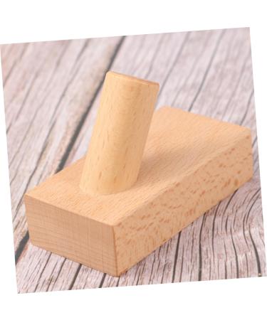 Alipis 2pcs Wooden Coat Hanger Adhensive Clothes Hook Key Storage Rack Jacket Door Back Hook Natural 8X4 cmx2pcs As Shownx2pcs - Buy Online on GoSupps.com