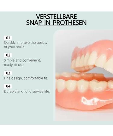Bikenda Premium Full Set Dentures - Solution de proth se flexible de nouvelle g n ration pour hommes et femmes | Proth ses dentaires souples confortables et adapt es (1pcs) - Buy Online on GoSupps.com