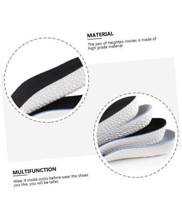 FOMIYES Gel Lift Inserts for Men & Women - Comfortable Insole Pads for Heeled Boots & Shoes - Breathable Heel Lifts for Maximum Comfort & Support - Buy Online on GoSupps.com