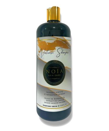 NOIA PARIS NOIA HAIR - PROFESSIONAL SULFATE-FREE SHAMPOO 1000ML + FREE BLOW-DRY BRUSH (VIRTUOSE PRICKLY PEAR & CAVIAR EXTRACT SHAMPOO 1000ML)