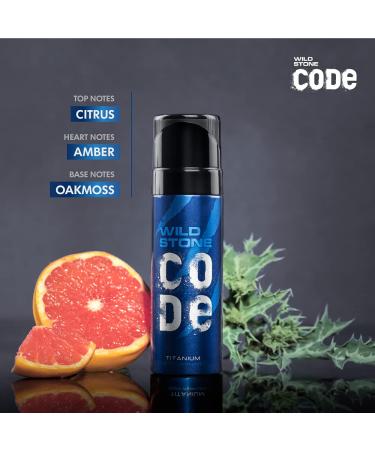 Wild Stone-CODE- Titanium Perfume Body Spray for Boys and Men 120ml - Buy Original Only at E-Retail Deals - Buy Online on GoSupps.com