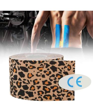 Kinesiology Tape Athletes Sports Tape Therapeutic Sports Tape for Knee Shoulder Elbow Ankle Back Neck Pain 16.4 FT 1 Roll(Leopard Print) - Buy Online on GoSupps.com