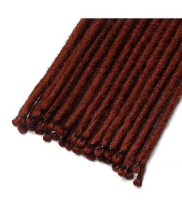 Dsoar 24-Inch Synthetic Dreadlock Extensions - Handmade 0.6cm Soft Crochet Hair 20 Strand Hip-Hop Style (Color 350#) - Buy Online on GoSupps.com