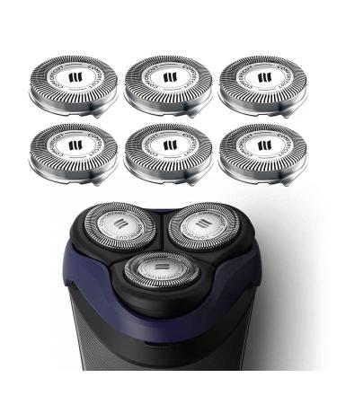 SH30 Replacement Heads for Philips Norelco Shaver Series 3000, 2000, 1000 and S738 with Durable Sharp Blade 6 Pack
