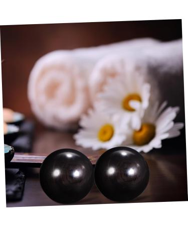 Buy Tovinanna 2-Piece Wooden Massage Balls - Handheld Chinese Stress Relief Handballs - Buy Online on GoSupps.com