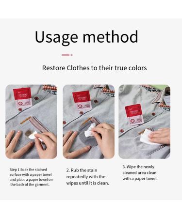 rongweiwang 2pack Instant Stain Removal Wet Wipes Safe And Practical Solution For All Fabrics Wide Range Of Uses Safe And Instant - Buy Online on GoSupps.com